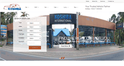 Desktop Screenshot of koshibainternational.com